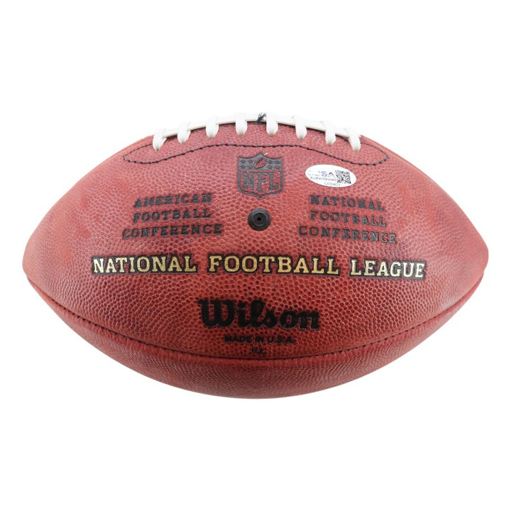 Terry Bradshaw Pittsburgh Steelers Signed Wilson The Duke NFL Football JSA COA