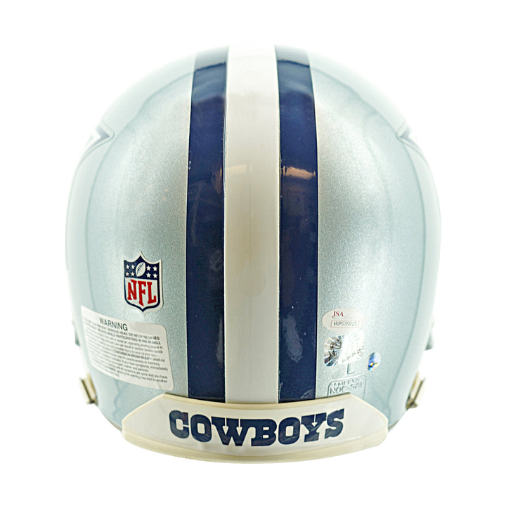 Dak Prescott Dallas Cowboys Autographed Ridell Official Helmet JSA/SSM Holo