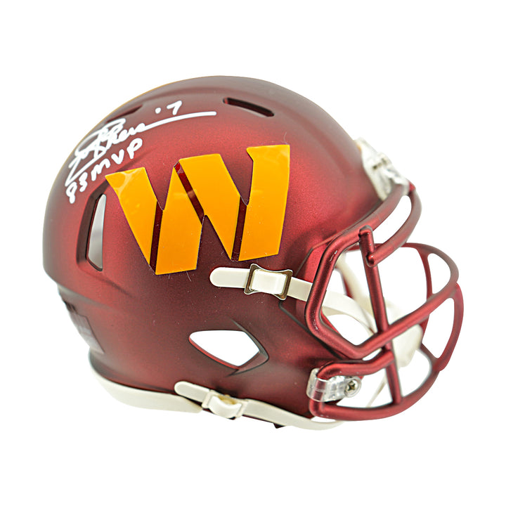 Joe Theismann Washington Redskins Autographed Mini Replica Helmet Beckett  Auth