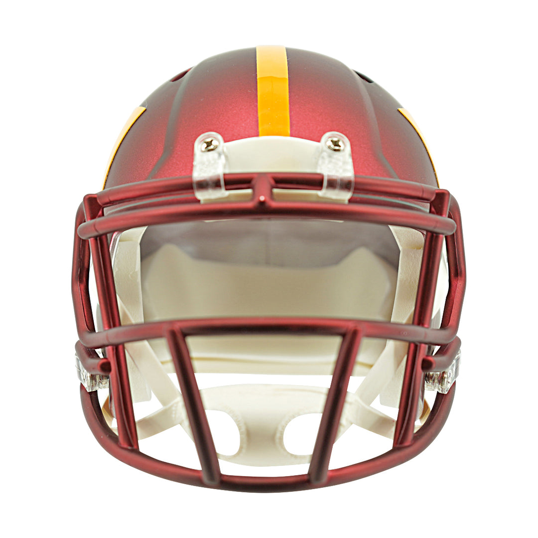 Joe Theismann Washington Redskins Autographed Mini Replica Helmet Beckett  Auth
