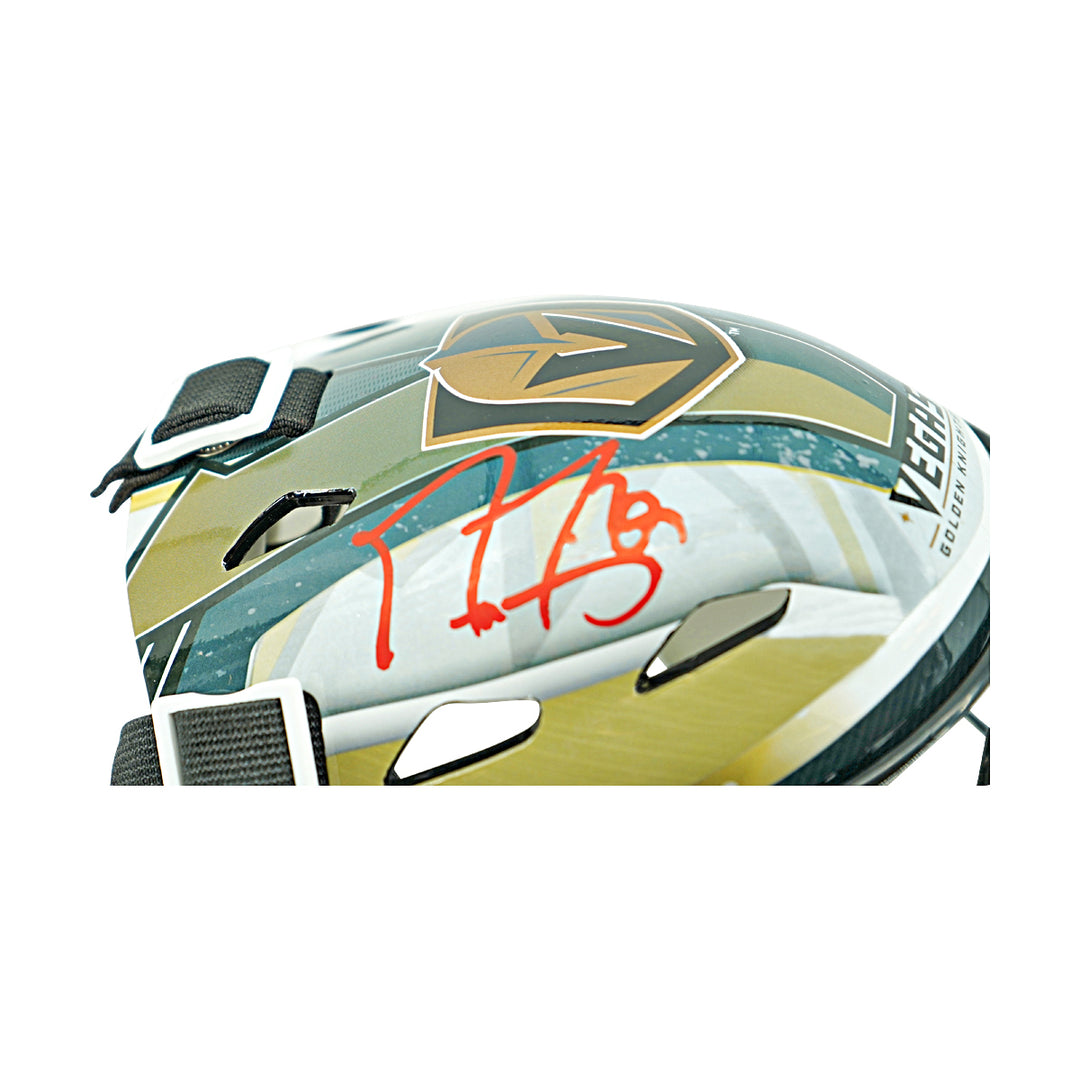 Marc-Andre Fleury Las Vegas Golden Knights Autographed Franklin Mini Replica Helmet Fanatics Holo