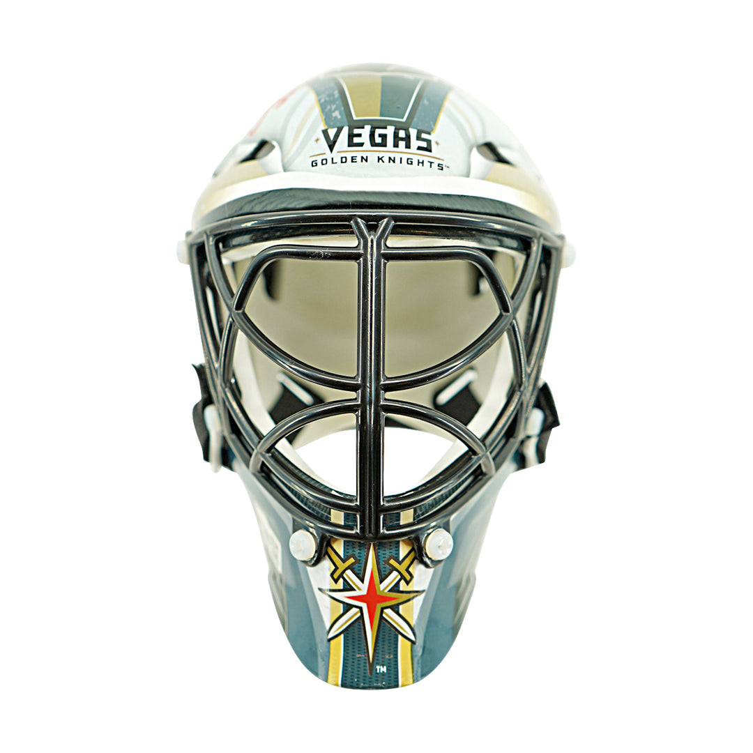 Marc-Andre Fleury Las Vegas Golden Knights Autographed Franklin Mini Replica Helmet Fanatics Holo