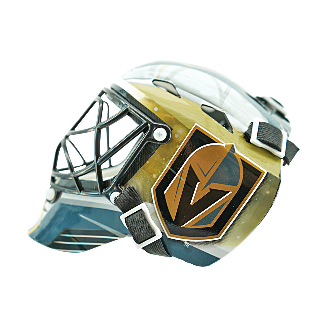 Marc-Andre Fleury Las Vegas Golden Knights Autographed Franklin Mini Replica Helmet Fanatics Holo