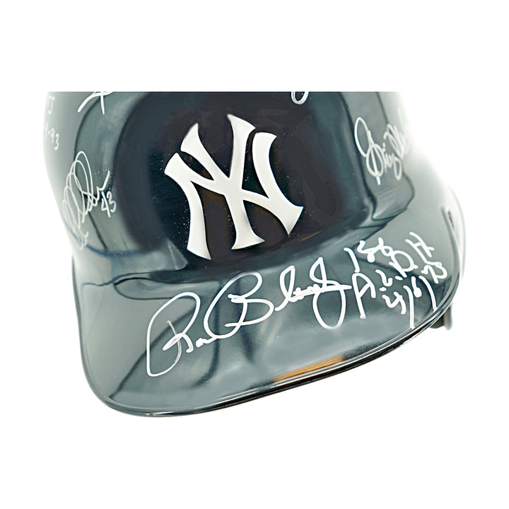 Guidry Randolph Richardson New York Yankees Autographed Rawlings Batting Helmet JSA Holo