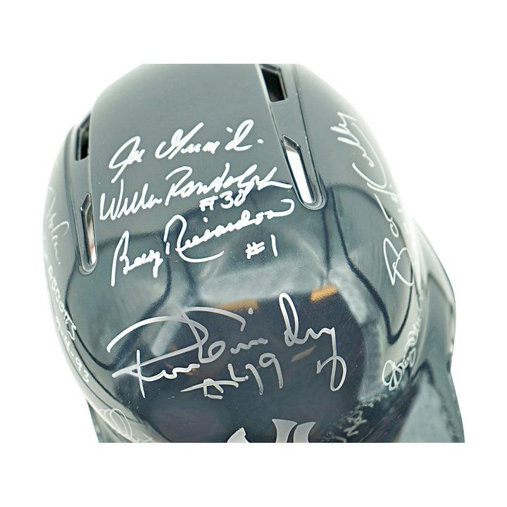 Guidry Randolph Richardson New York Yankees Autographed Rawlings Batting Helmet JSA Holo