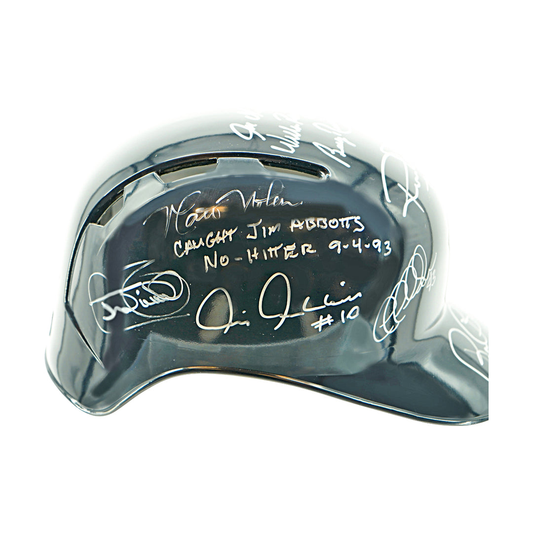 Guidry Randolph Richardson New York Yankees Autographed Rawlings Batting Helmet JSA Holo