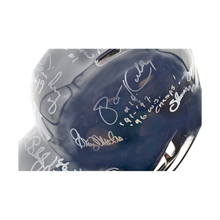 Guidry Randolph Richardson New York Yankees Autographed Rawlings Batting Helmet JSA Holo