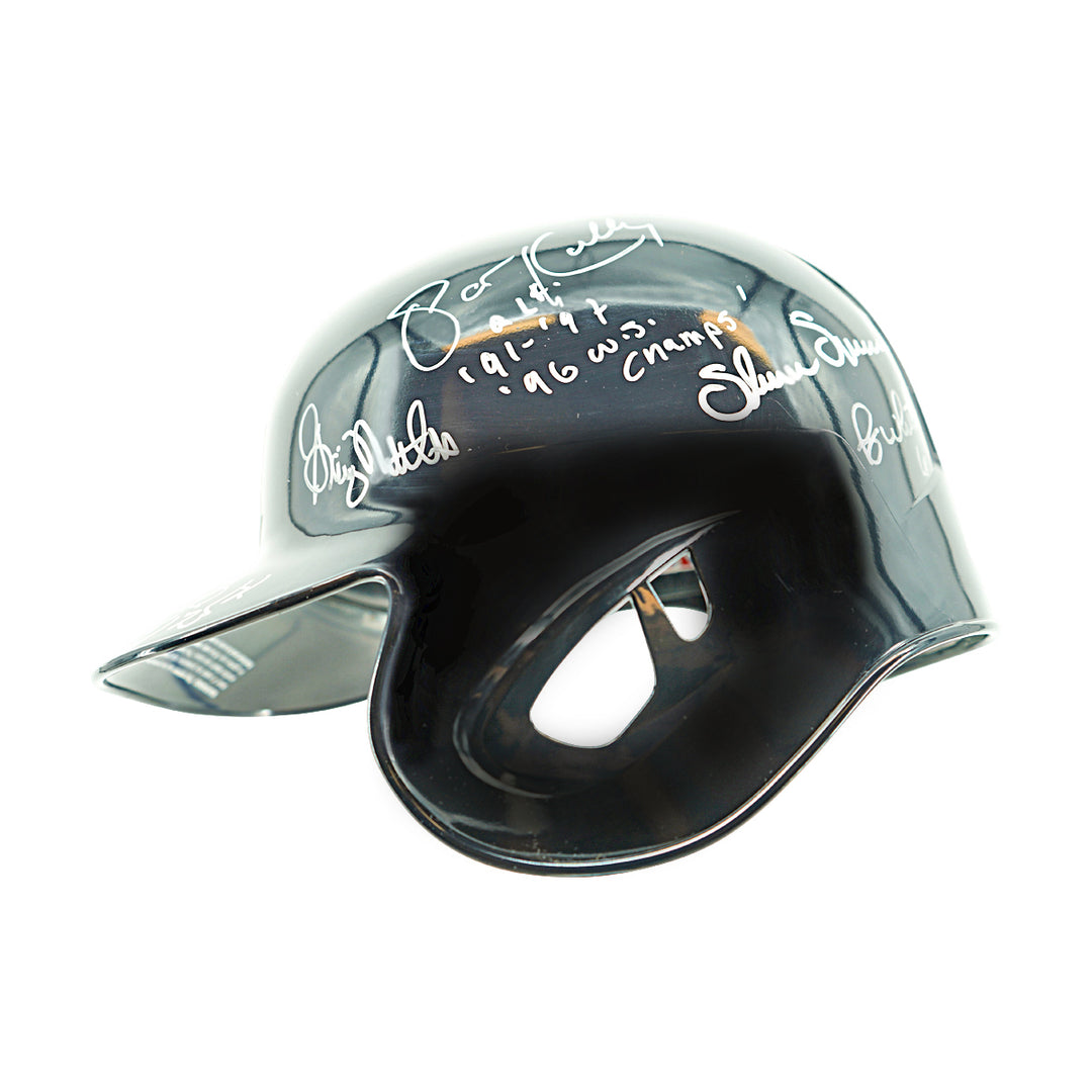 Guidry Randolph Richardson New York Yankees Autographed Rawlings Batting Helmet JSA Holo