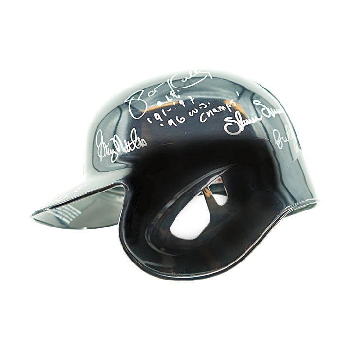 Guidry Randolph Richardson New York Yankees Autographed Rawlings Batting Helmet JSA Holo