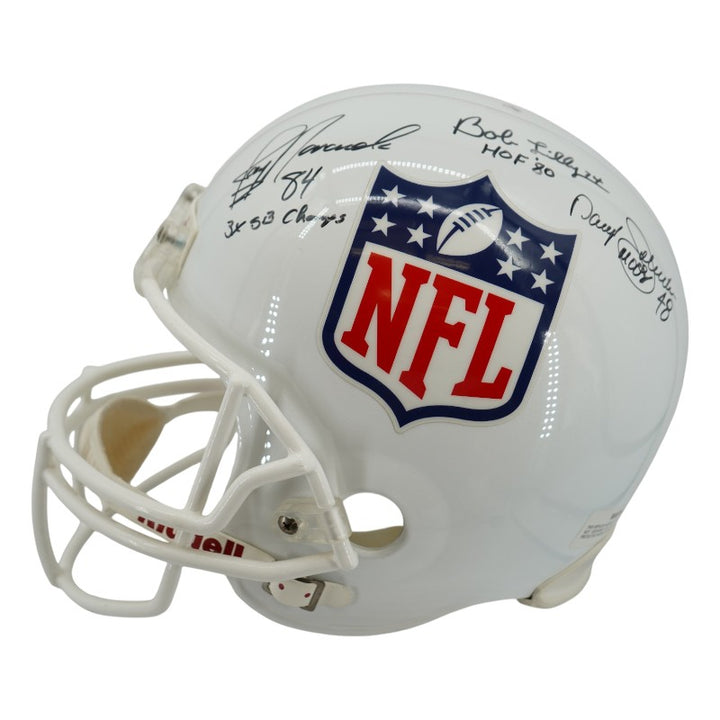 Woodson Lilly Renfro Dallas Cowboys Multi Signed NFL FS Replica Helmet JSA Holo