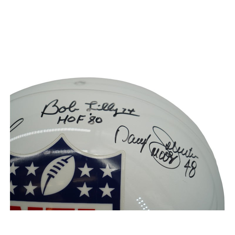 Woodson Lilly Renfro Dallas Cowboys Multi Signed Inscribed NFL FS Replica Helmet JSA Holo