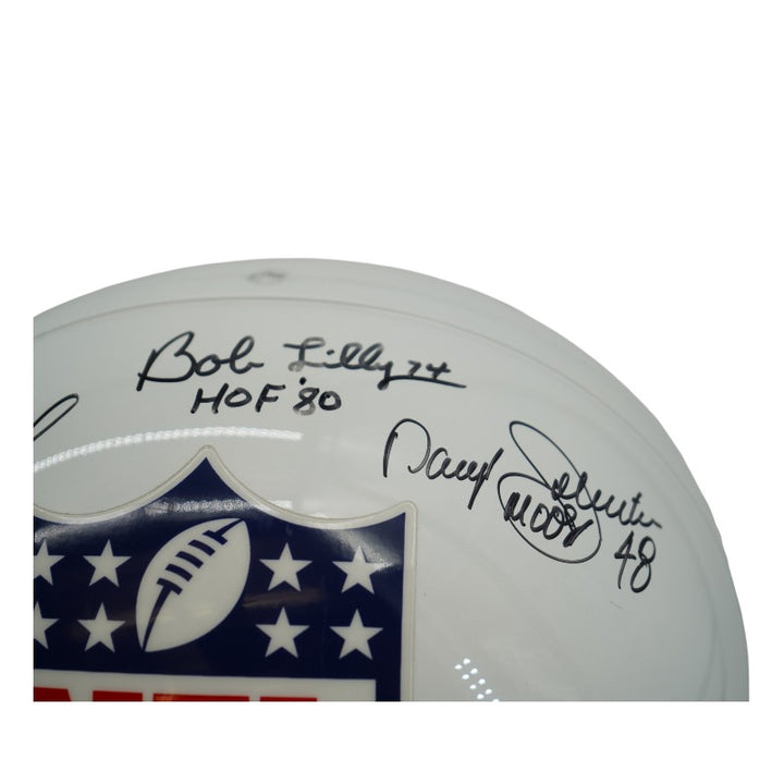 Woodson Lilly Renfro Dallas Cowboys Multi Signed Inscribed NFL FS Replica Helmet JSA Holo