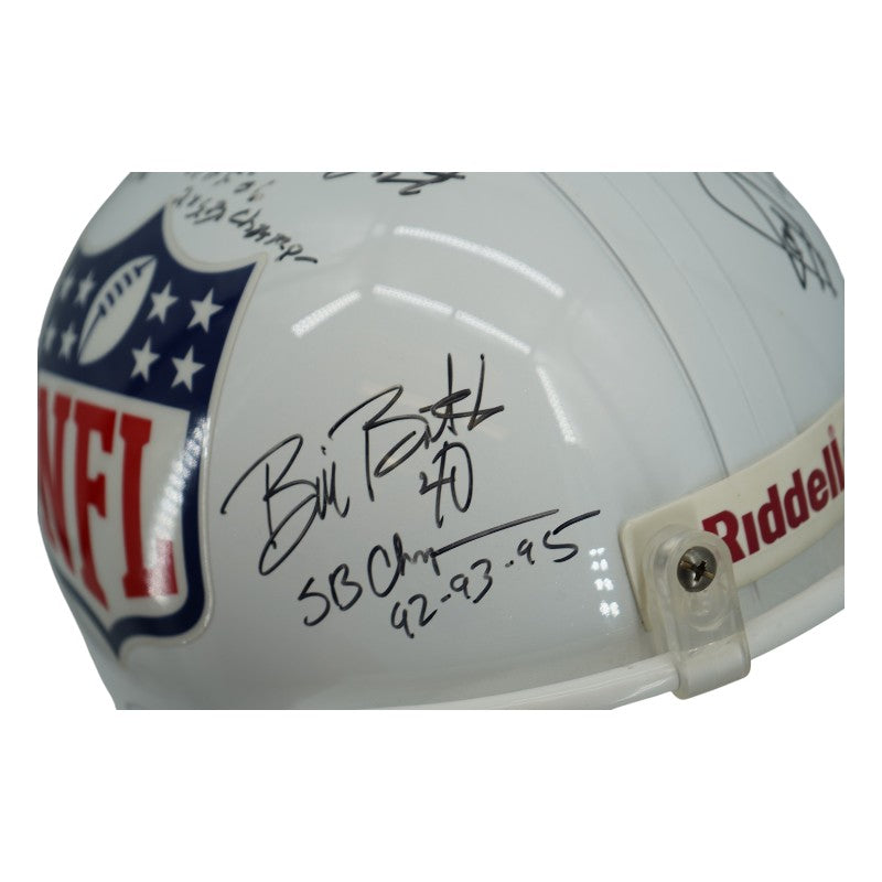 Woodson Lilly Renfro Dallas Cowboys Multi Signed Inscribed NFL FS Replica Helmet JSA Holo