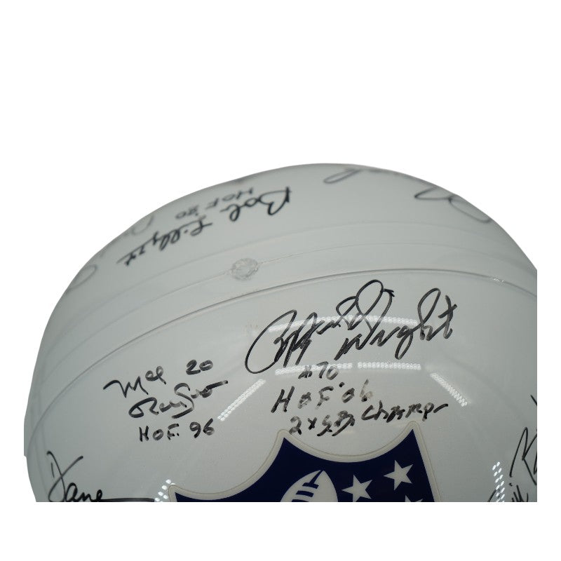 Woodson Lilly Renfro Dallas Cowboys Multi Signed Inscribed NFL FS Replica Helmet JSA Holo