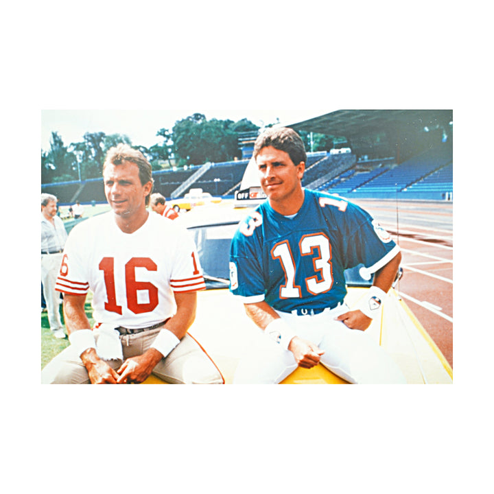 Marino Montana Dolphins 49ers Autographed Framed 8x10 Photo 8x10 Photo UDA COA