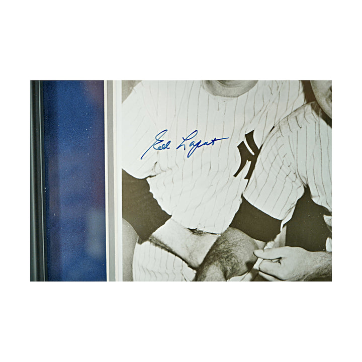 Lopat Reynolds New York Yankees Autographed Framed 8x10 Photo PSA COA