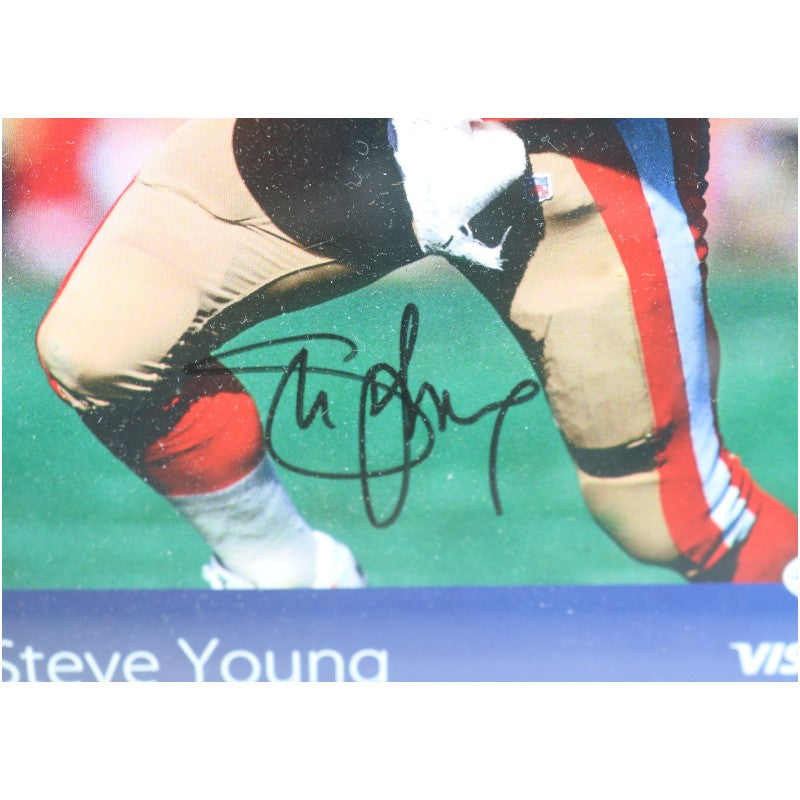 Steve Young San Francisco 49ers Autographed Inscribed Framed 8x10 Photo JSA COA