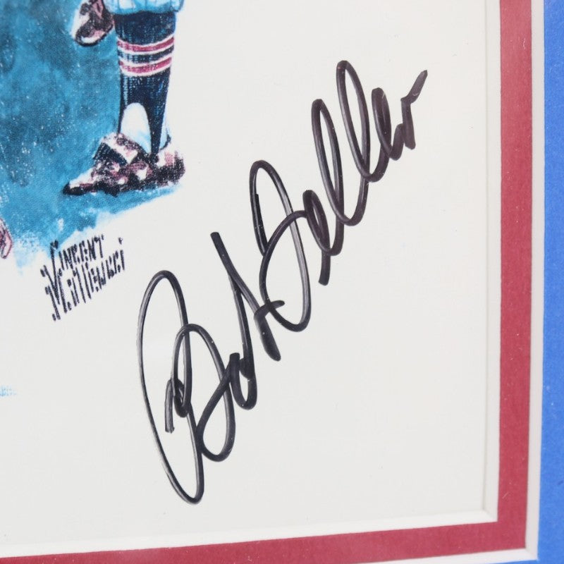 Bob Feller Cleveland Indians Framed Signed 8x10 Photo W/Patch Card 25/25 JSA COA