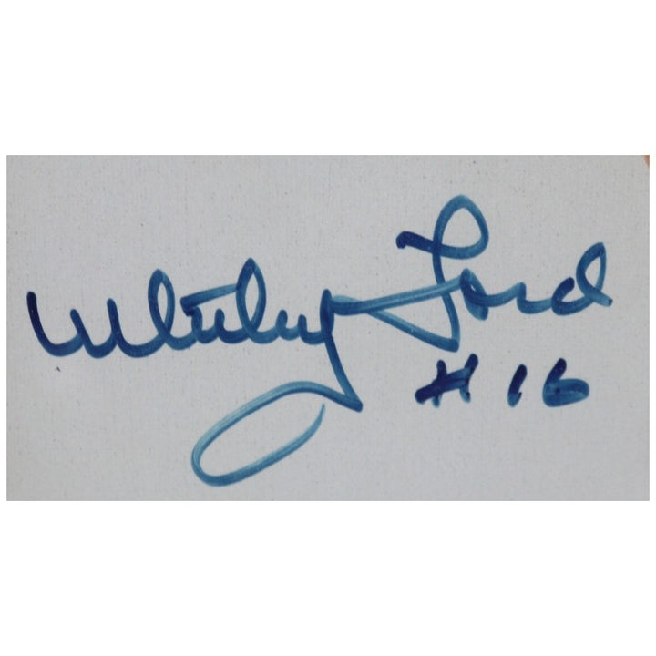 Whitey Ford New York Yankees Autographed 8x10 Framed Litho JSA COA