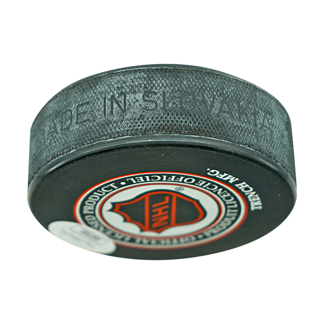 John Beliveau Montreal Canadiens Autographed Puck JSA Holo