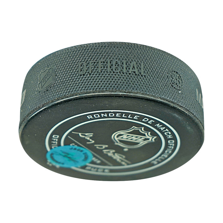 Jack Eichel Buffalo Sabers Autographed Hockey Puck AJ COA