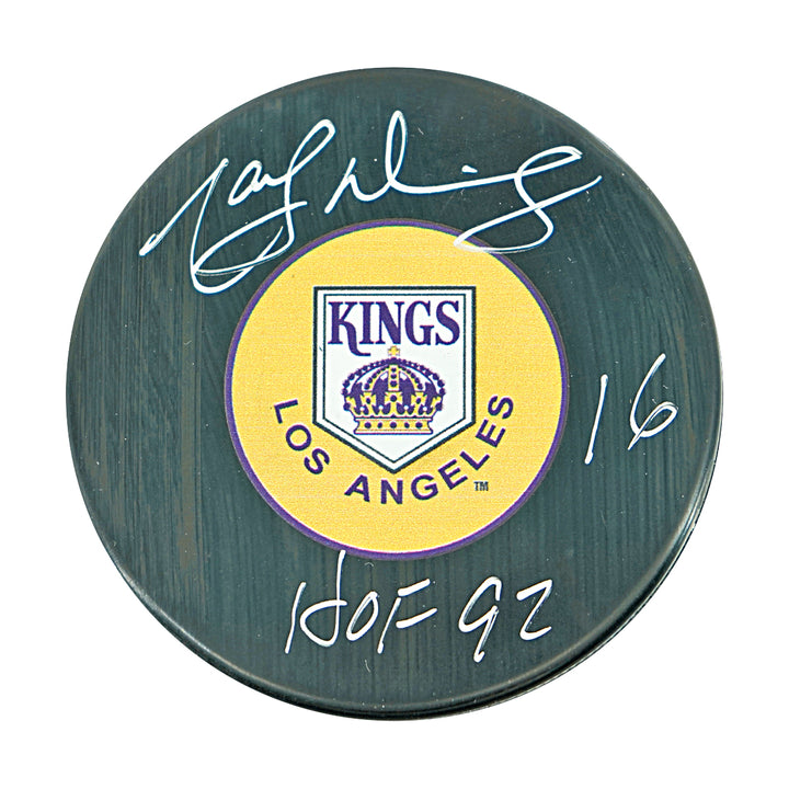 Marcel Dionne Los Angeles Kings Autographed Inscribed Puck Beckett Holo