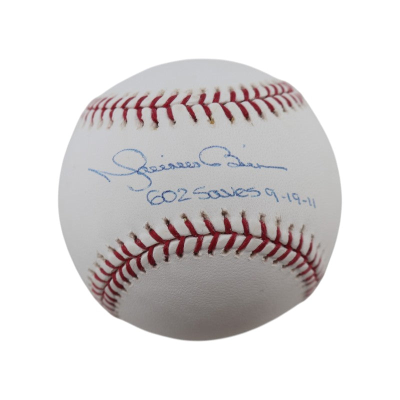 Mariano Rivera New York Yankees Autographed Inscribed OMLB Baseball Steiner Auth