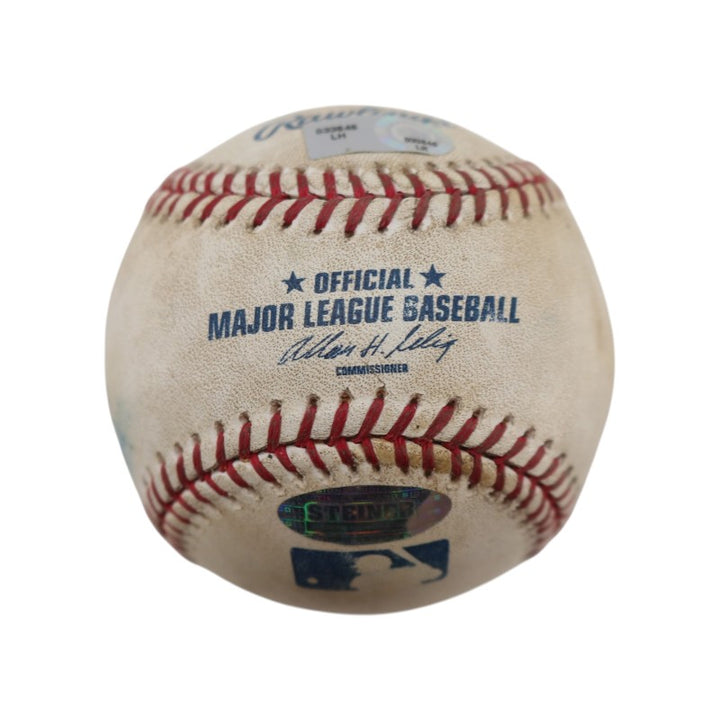 Derek Jeter New York Yankees Autographed Inscribed Game Used Baseball Steiner/MLB Auth