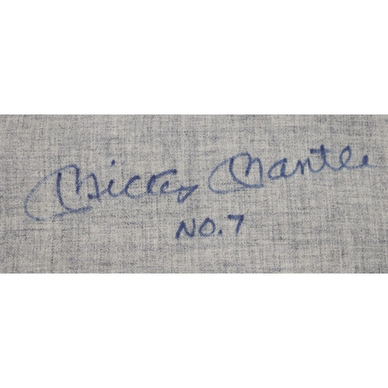 Mickey Mantle New York Yankees Autographed Inscribed Mitchell & Ness Cooperstown Collection Jersey PSA LOA