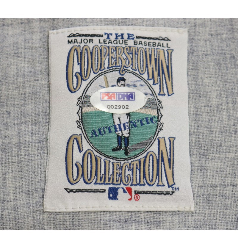 Mickey Mantle New York Yankees Autographed Inscribed Mitchell & Ness Cooperstown Collection Jersey PSA LOA