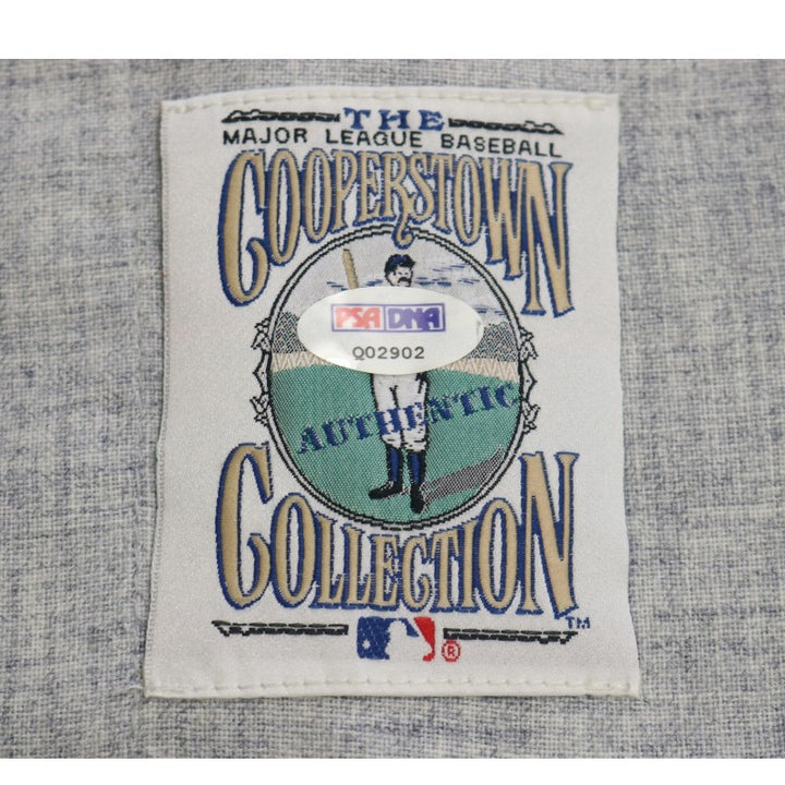 Mickey Mantle New York Yankees Autographed Inscribed Mitchell & Ness Cooperstown Collection Jersey PSA LOA