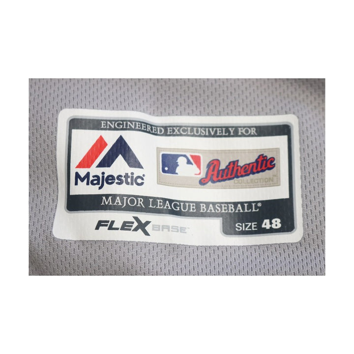 Aaron Judge New York Yankees Autographed Majestic Authentic Away Jersey Beckett Holo Only
