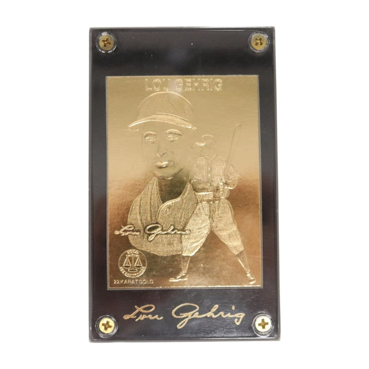18 Gold Performance Mint The Heroes of Baseball 22 Karat Gold Cards Lot