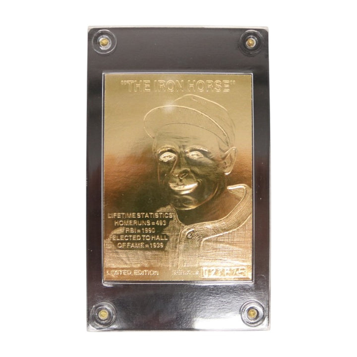 18 Gold Performance Mint The Heroes of Baseball 22 Karat Gold Cards Lot