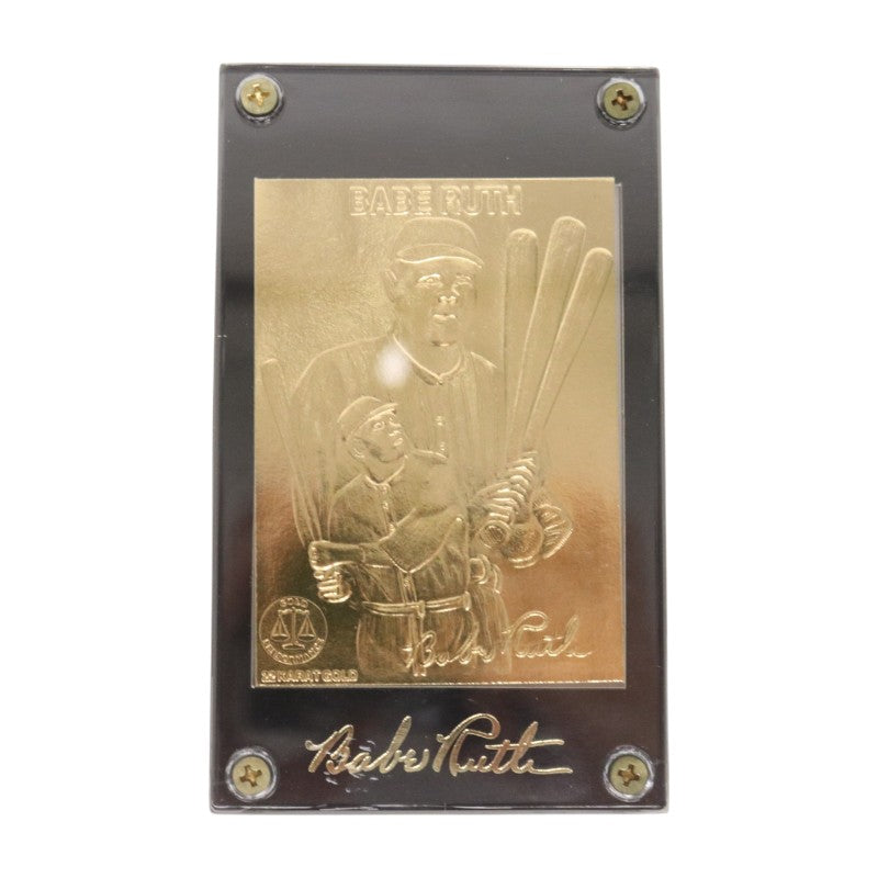 18 Gold Performance Mint The Heroes of Baseball 22 Karat Gold Cards Lot