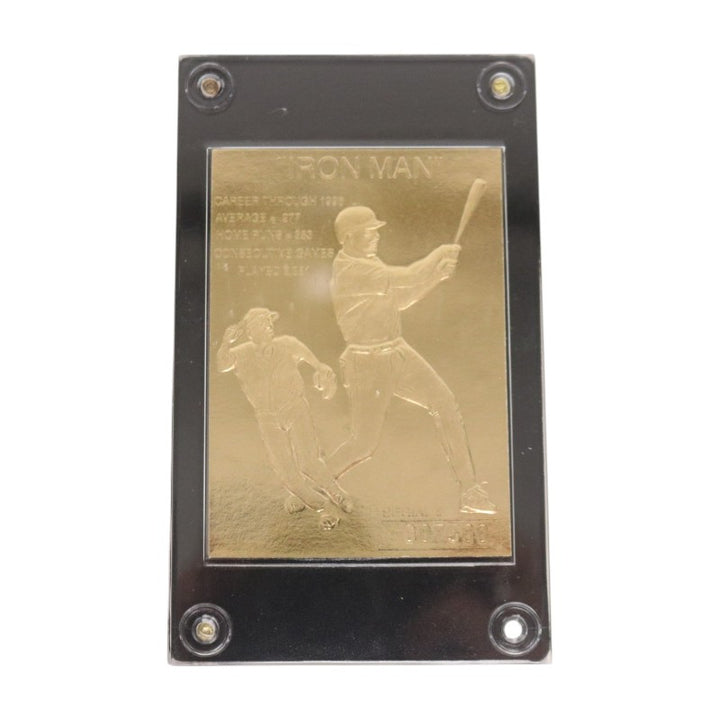 18 Gold Performance Mint The Heroes of Baseball 22 Karat Gold Cards Lot