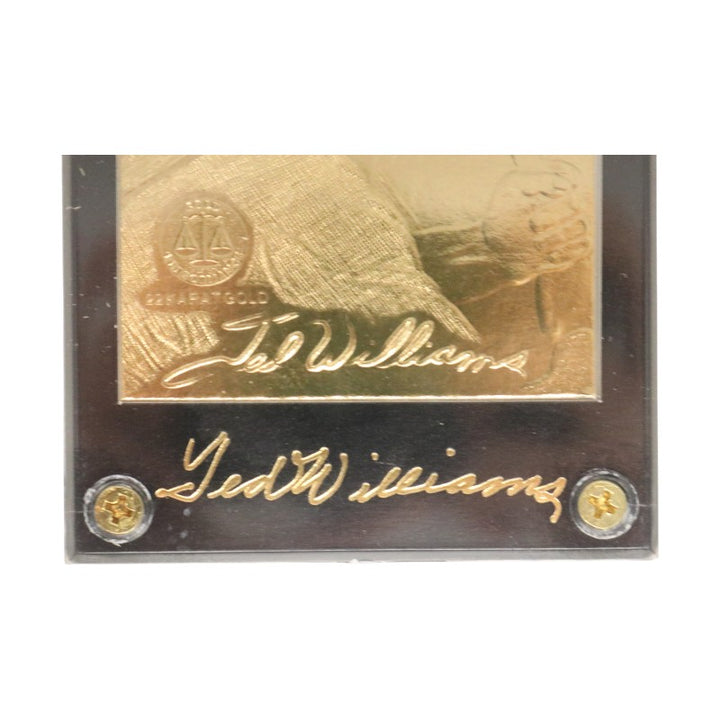 18 Gold Performance Mint The Heroes of Baseball 22 Karat Gold Cards Lot