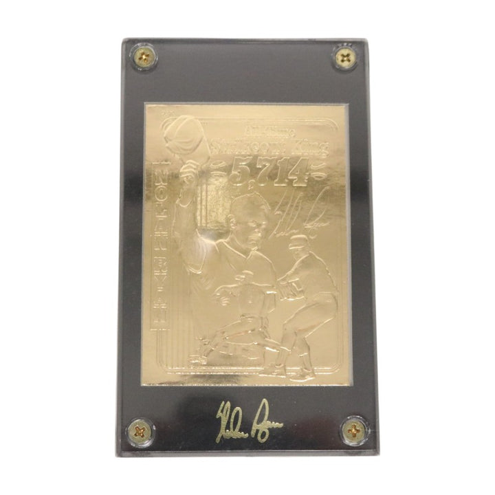 18 Gold Performance Mint The Heroes of Baseball 22 Karat Gold Cards Lot