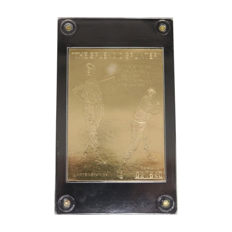 18 Gold Performance Mint The Heroes of Baseball 22 Karat Gold Cards Lot