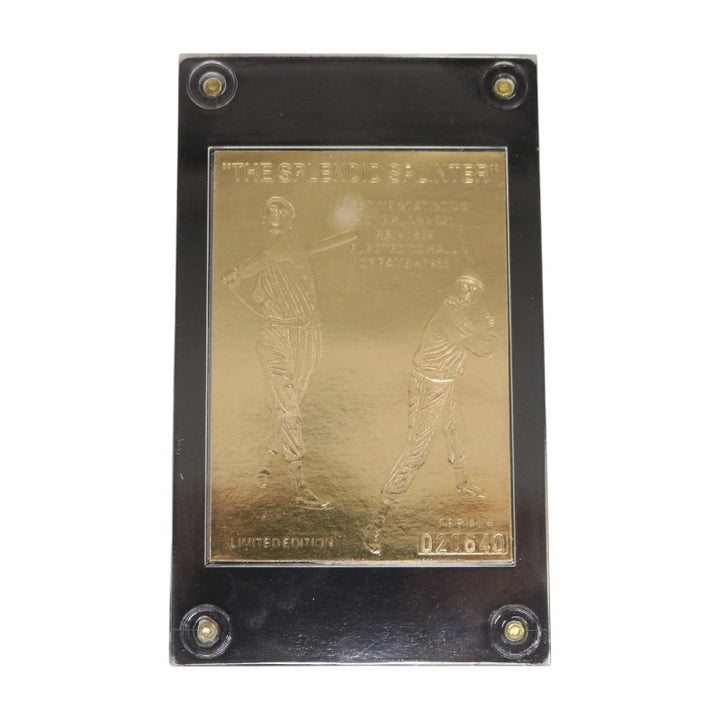 18 Gold Performance Mint The Heroes of Baseball 22 Karat Gold Cards Lot