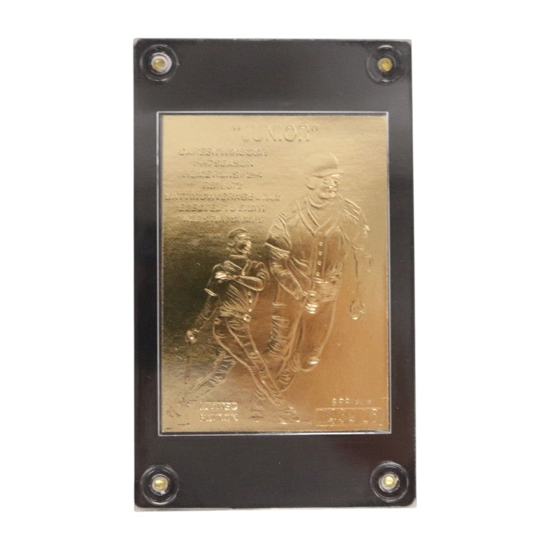 18 Gold Performance Mint The Heroes of Baseball 22 Karat Gold Cards Lot