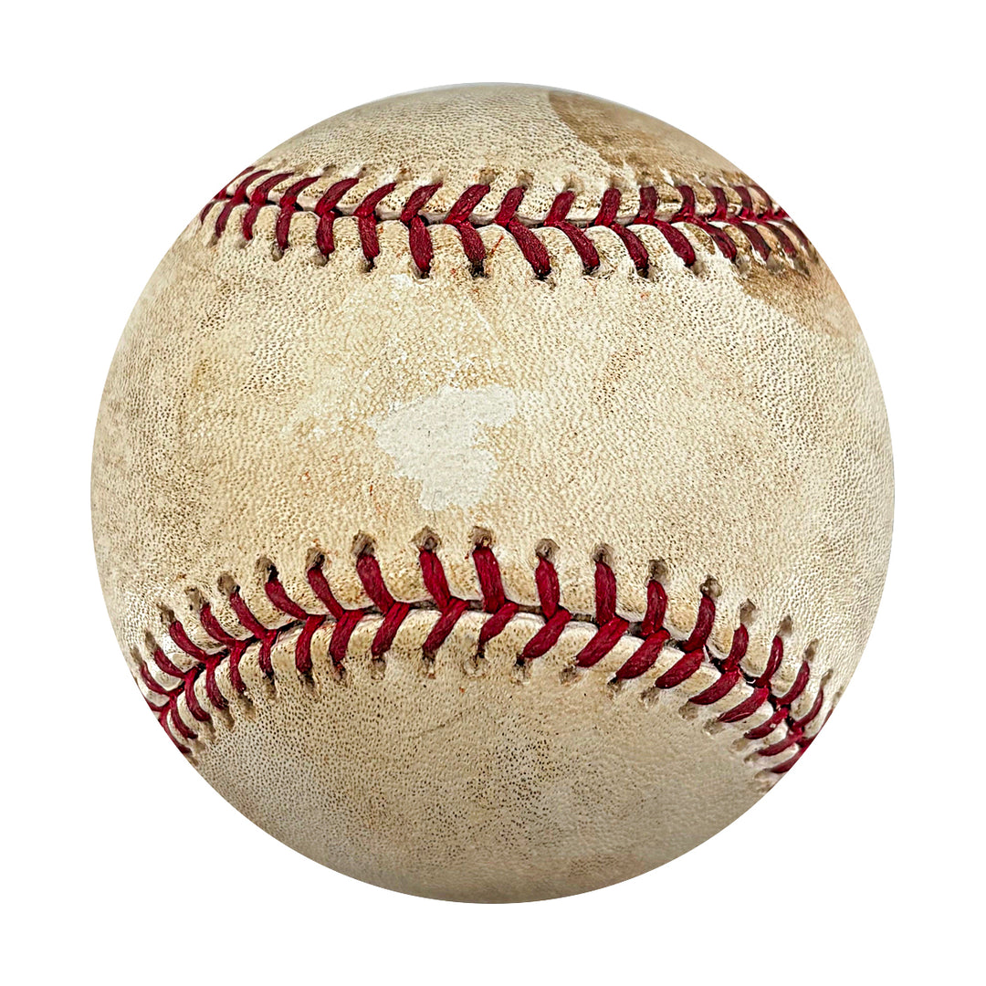 Mariano Rivera Yankees Autographed Inscribed Game Used OMLB Baseball JSA LOA