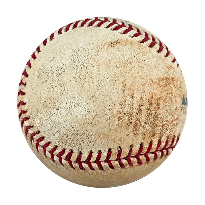 Mariano Rivera Yankees Autographed Inscribed Game Used OMLB Baseball JSA LOA