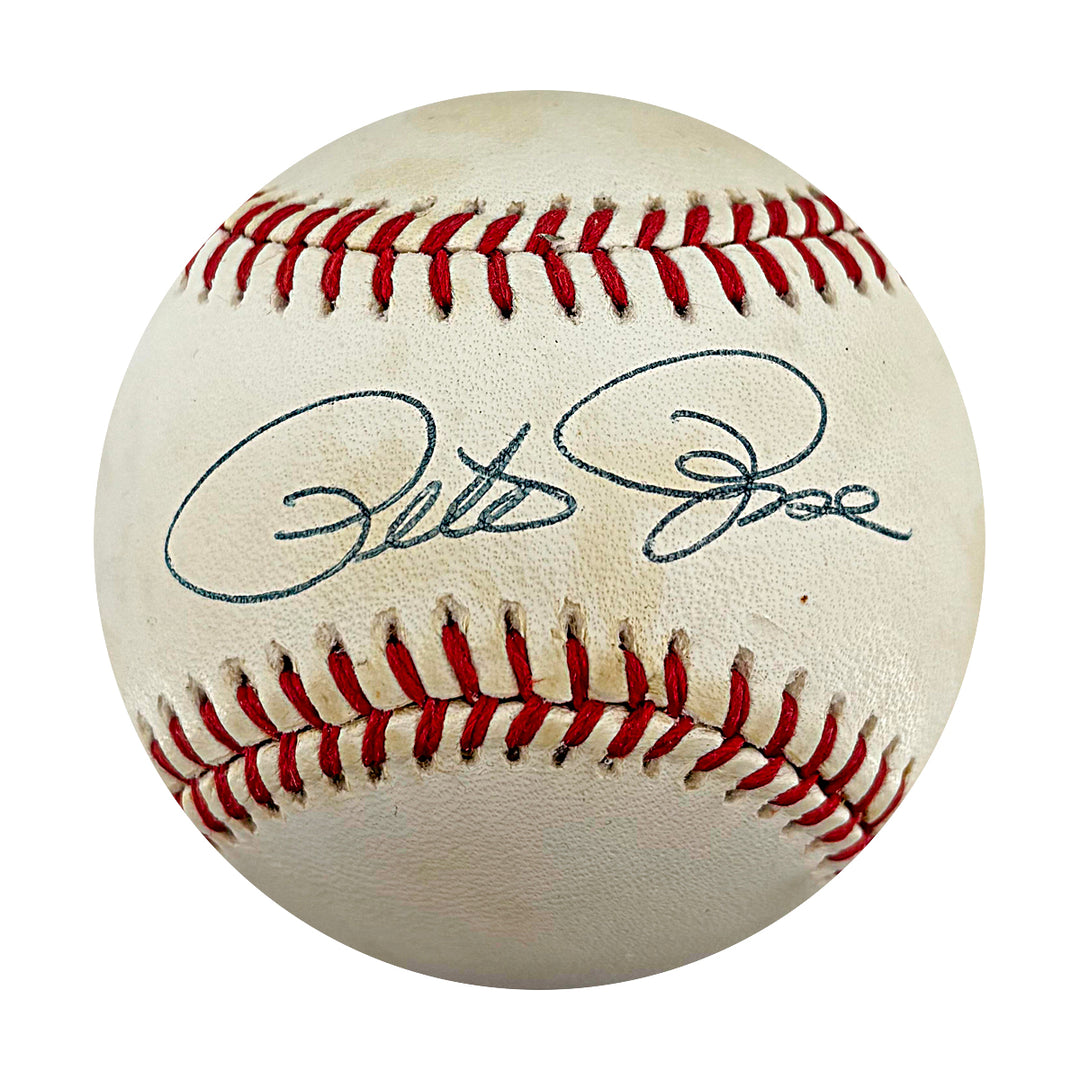 Pete Rose Cinncinati Reds Autographed ONL Baseball JSA COA