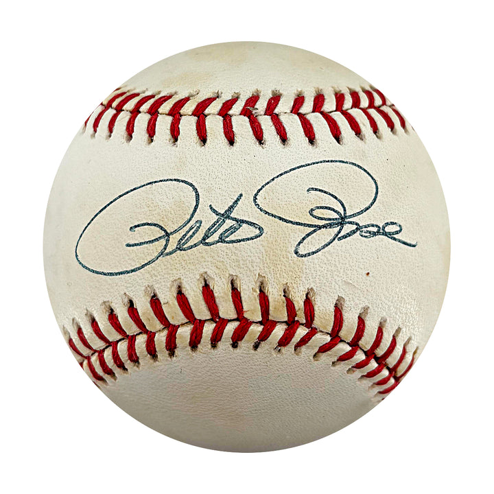 Pete Rose Cinncinati Reds Autographed ONL Baseball JSA COA