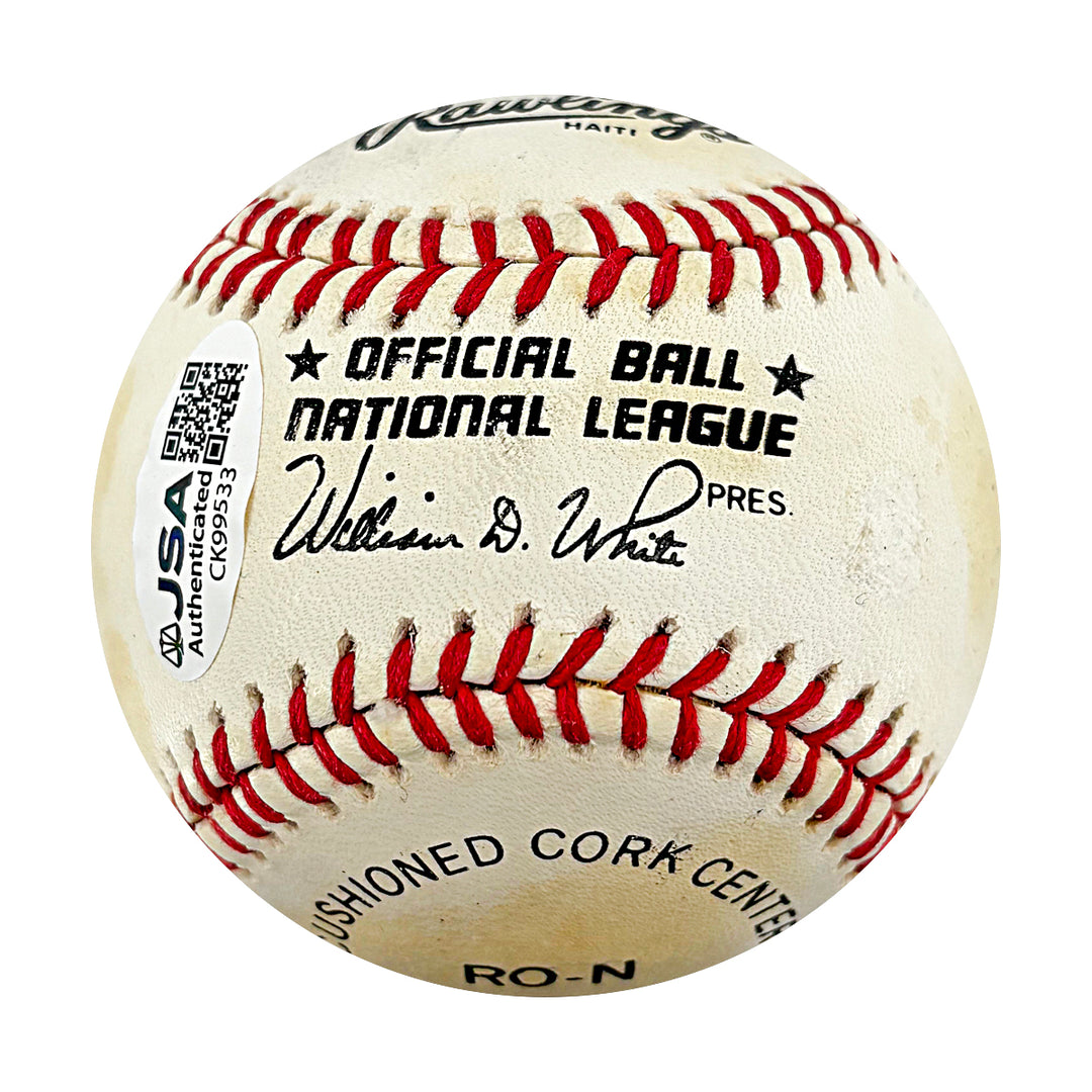 Pete Rose Cinncinati Reds Autographed ONL Baseball JSA COA