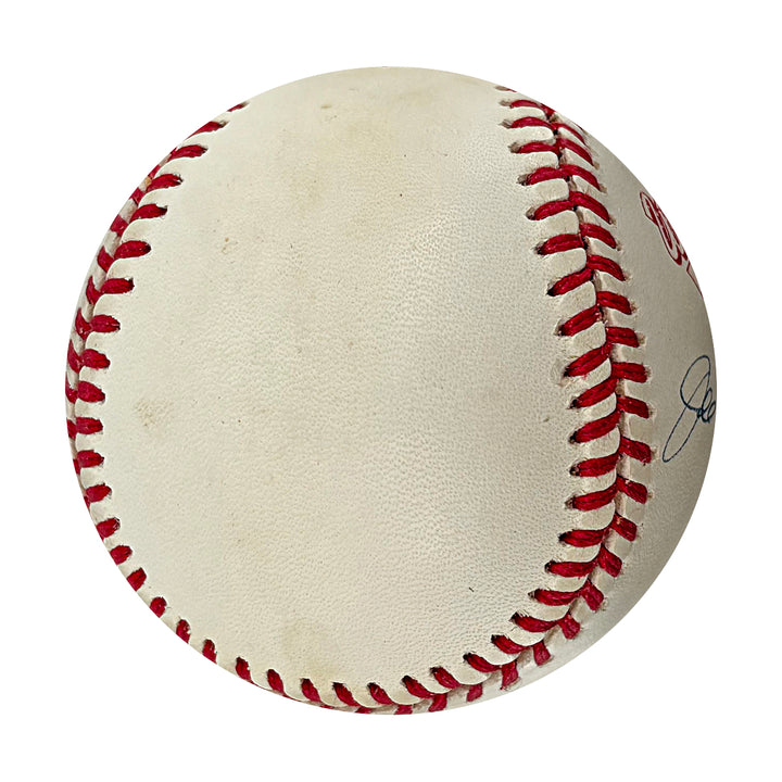 Joe Torre New York Yankees Autographed 1996 World Series Logo Baseball  JSA COA