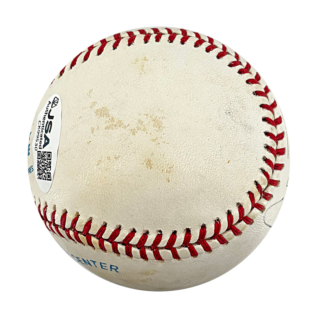 Cecil Fielder Yankees Tigers Autographed OAL Baseball JSA COA