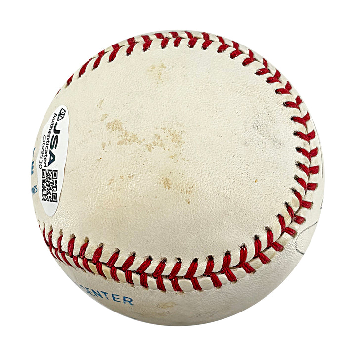 Cecil Fielder Yankees Tigers Autographed OAL Baseball JSA COA