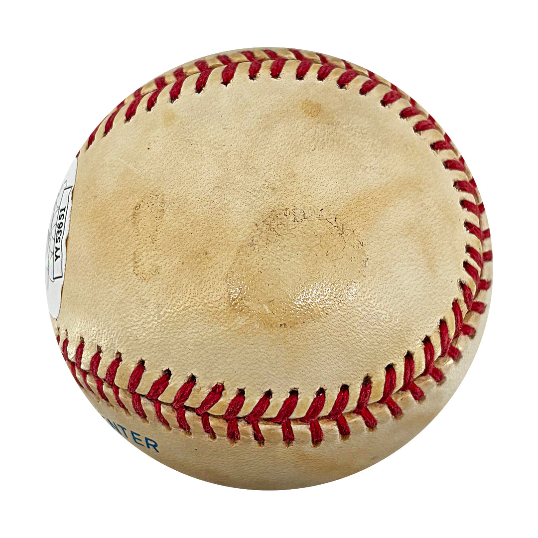Mantle Aaron Mays Yankees Braves Giants Autographed Signed OAL Baseball JSA LOA